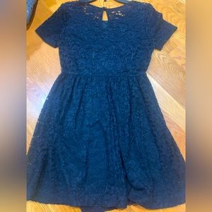 Black Lace Party Dress Small